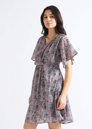 All Yours Lead Grey Ethnic Fusion Mini Side