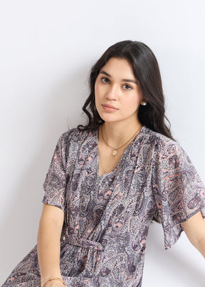 All Yours Lead Grey Ethnic Fusion Mini Zoom