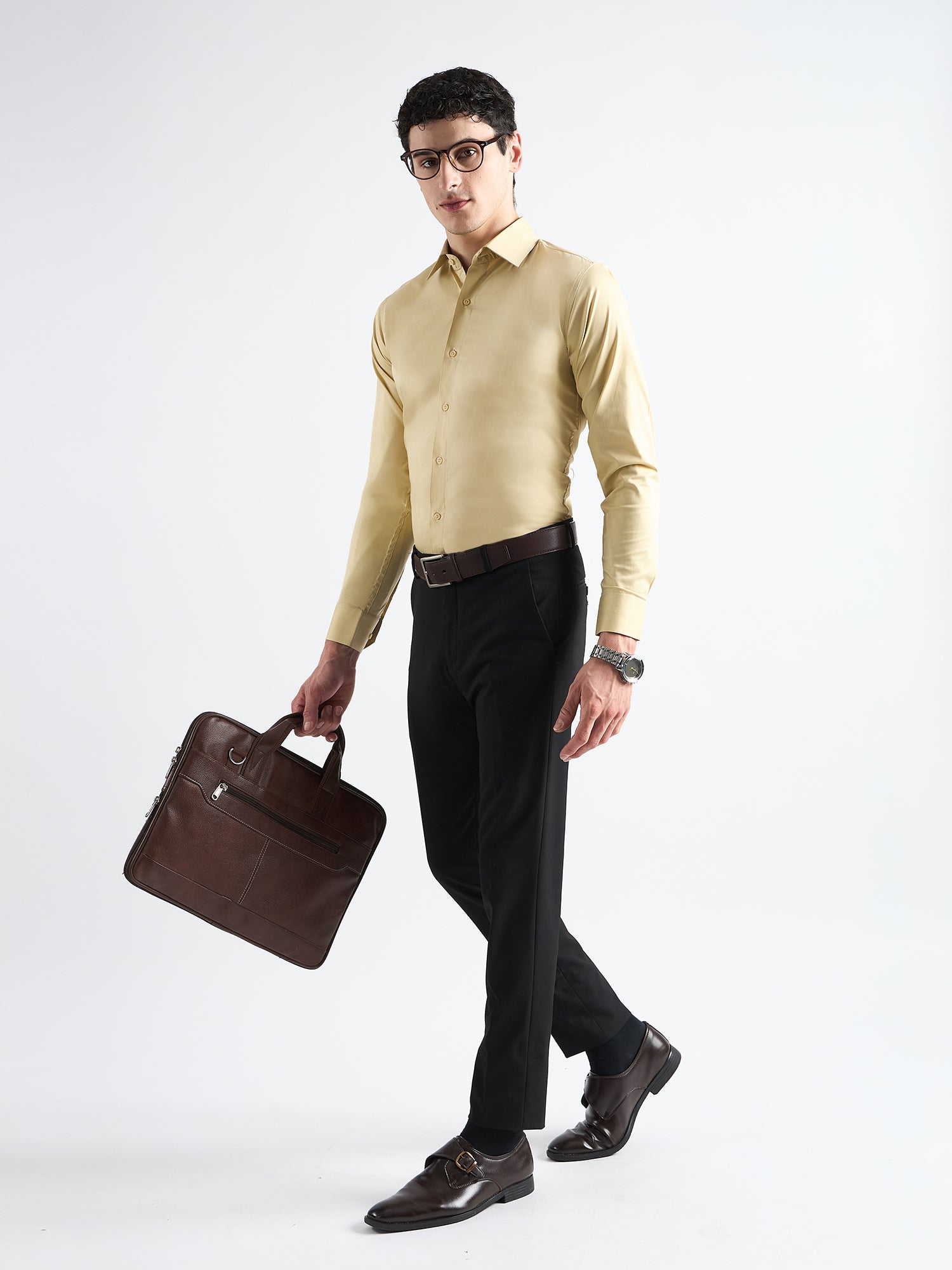 All Yours Star Dust Twill Stretch Cotton Shirt Front_2