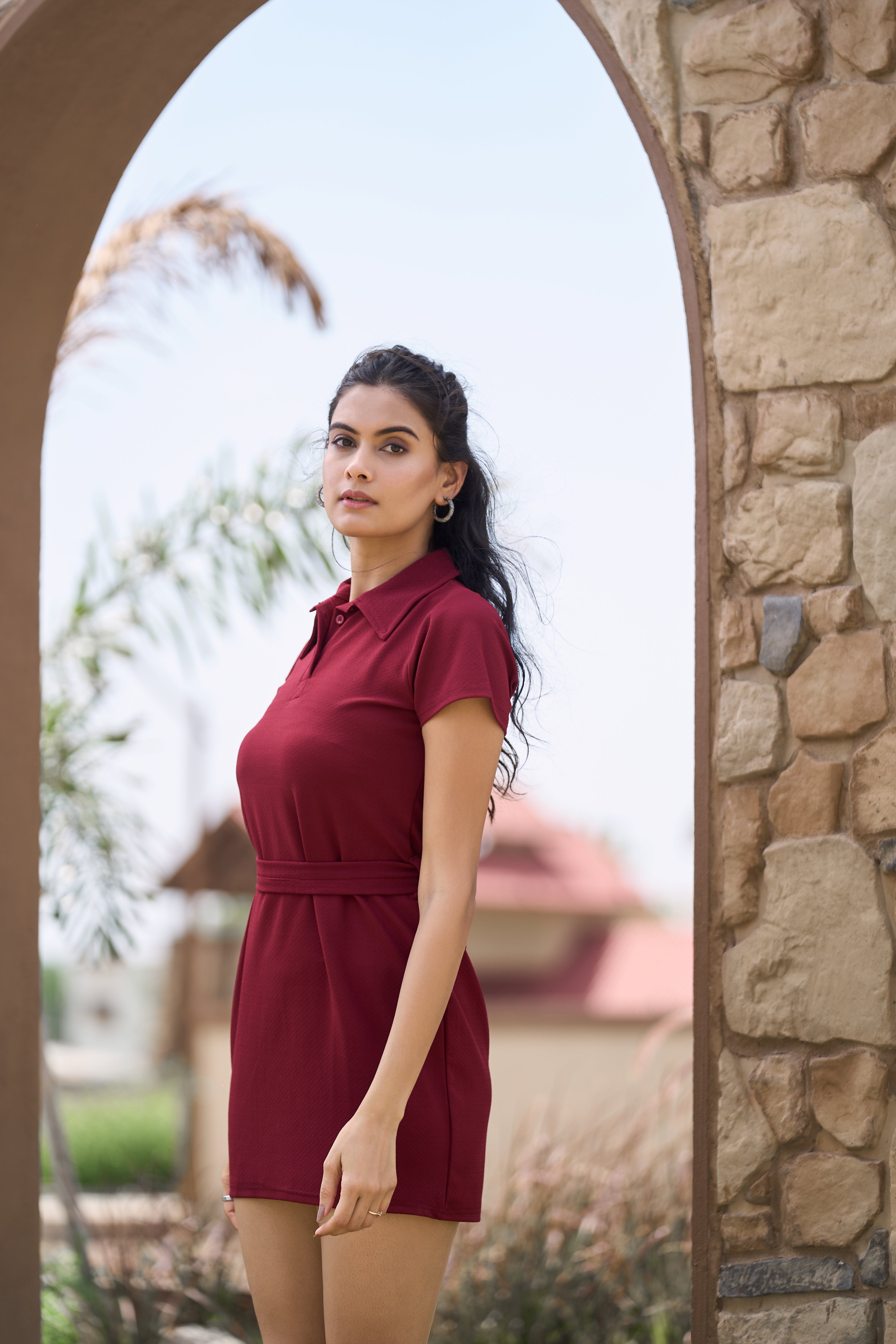 Burnt Umber T-Shirt Dress