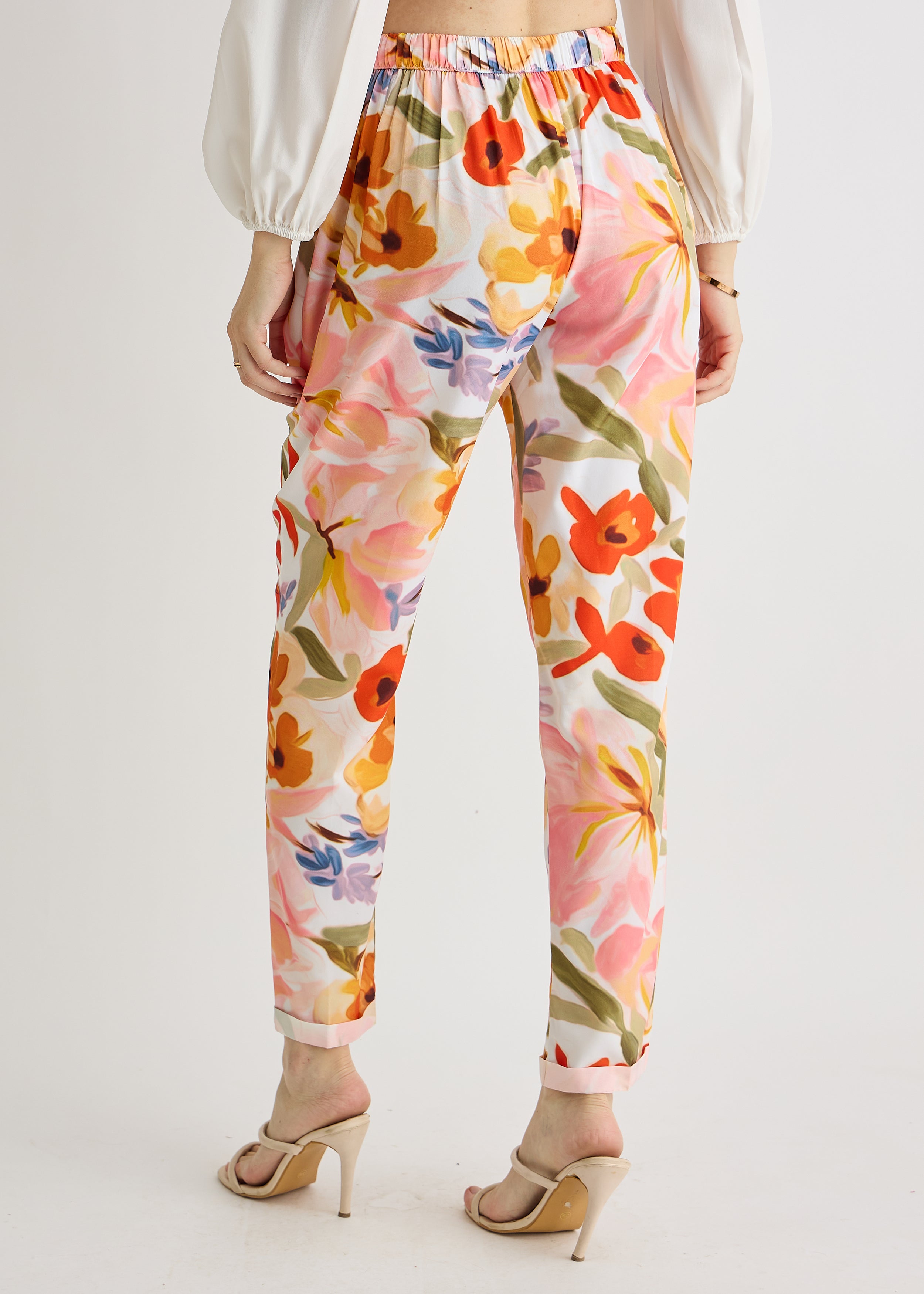 All Yours Multicolor Floral Print Back