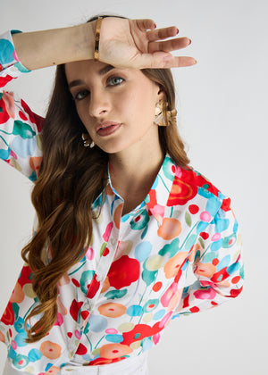All Yours Multicolor Floral Regular Printed Shirt Zoom_2