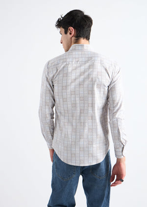 All Yours Vanilla mist Premium Printed Cotton Shirt Back