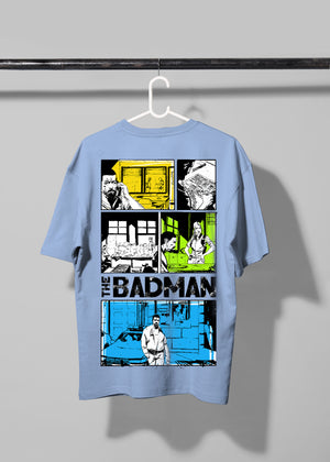 All Yours Windsurfer Oversized T-shirt with bad man Graphic Back